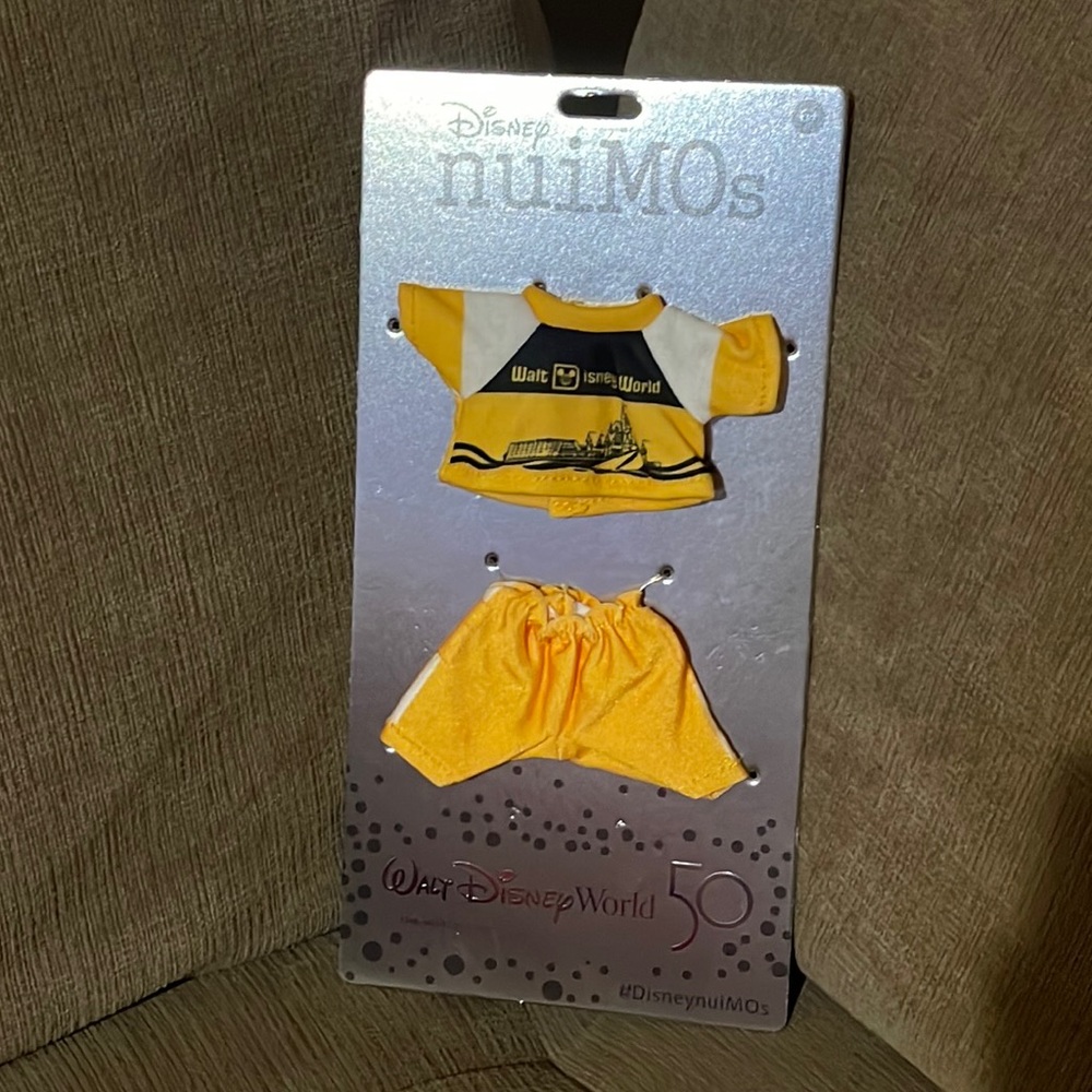 NWT Disney NuiMOs Clothes - 50th Anniversary Yellow Retro Set
